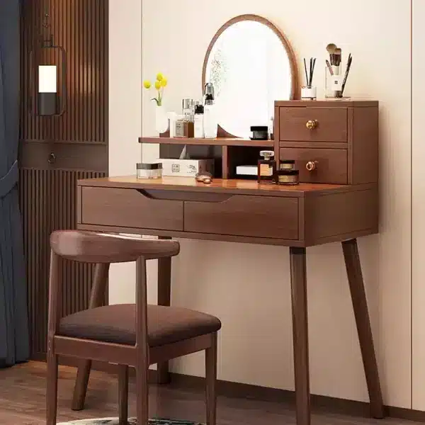Luxury Nordic Dressing Table Drawer Storage Living Room Makeup Dressing Table Girls Home Coiffeuse De Chambre 5
